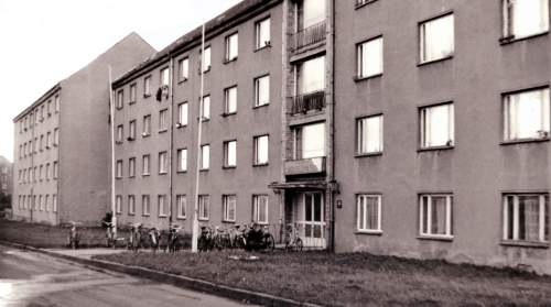 Greifswald zu DDR-Zeiten, Ernst-Moritz-Arndt-Universität Greifswald: Studentenwohnheim Hans-Beimler-Str. 11 in Greifswald